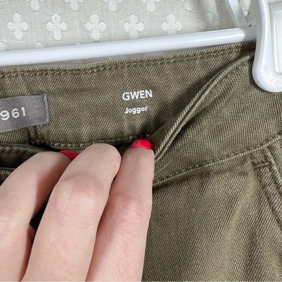 DL1961 Green Sporty Gwen Jogger Pants - Picture 4 of 8